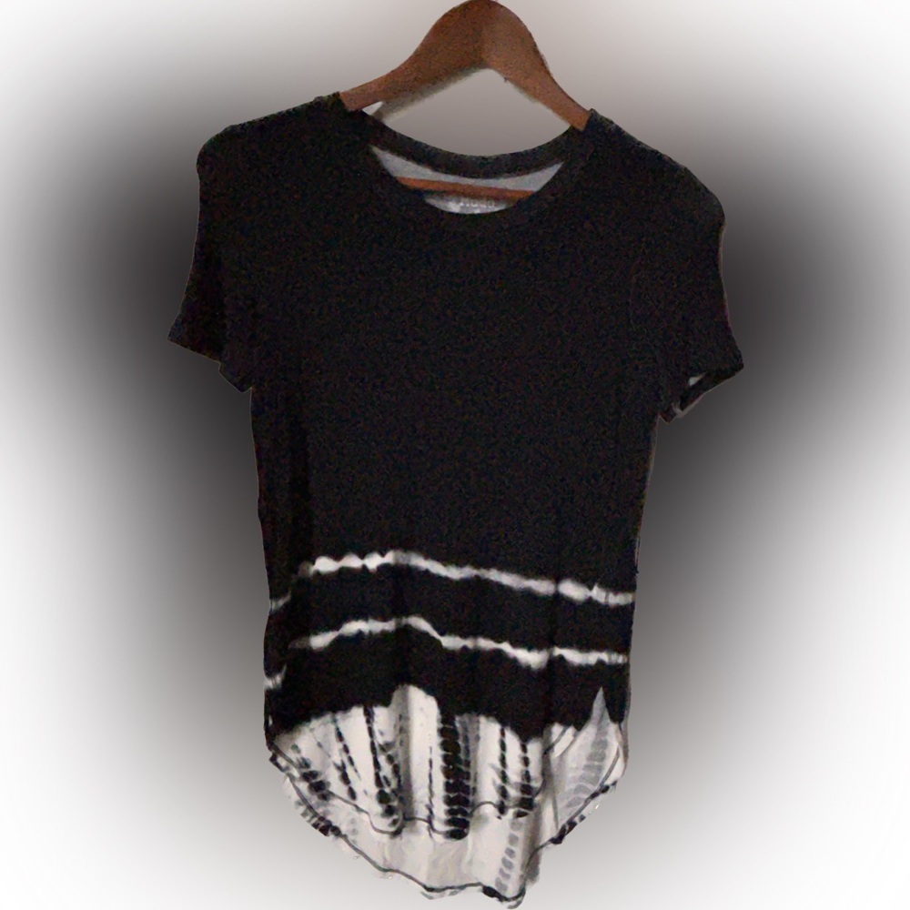 Juniors Mudd Tye Dyed Tunic Tee - XS